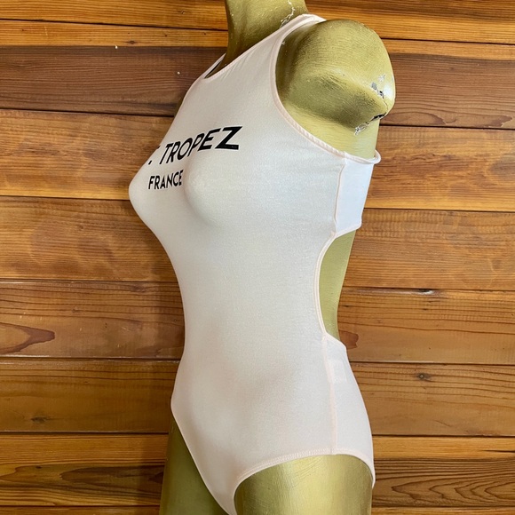 L.A. Hearts Chic ST. TROPEZ France BODYSUIT With Cutout Back Size Small - Picture 12 of 16